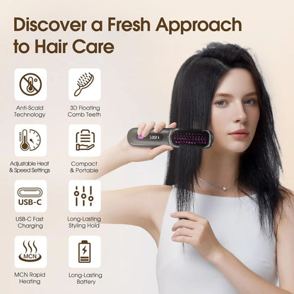 Luxysfy™ Ionic Hair Straightening Brush
