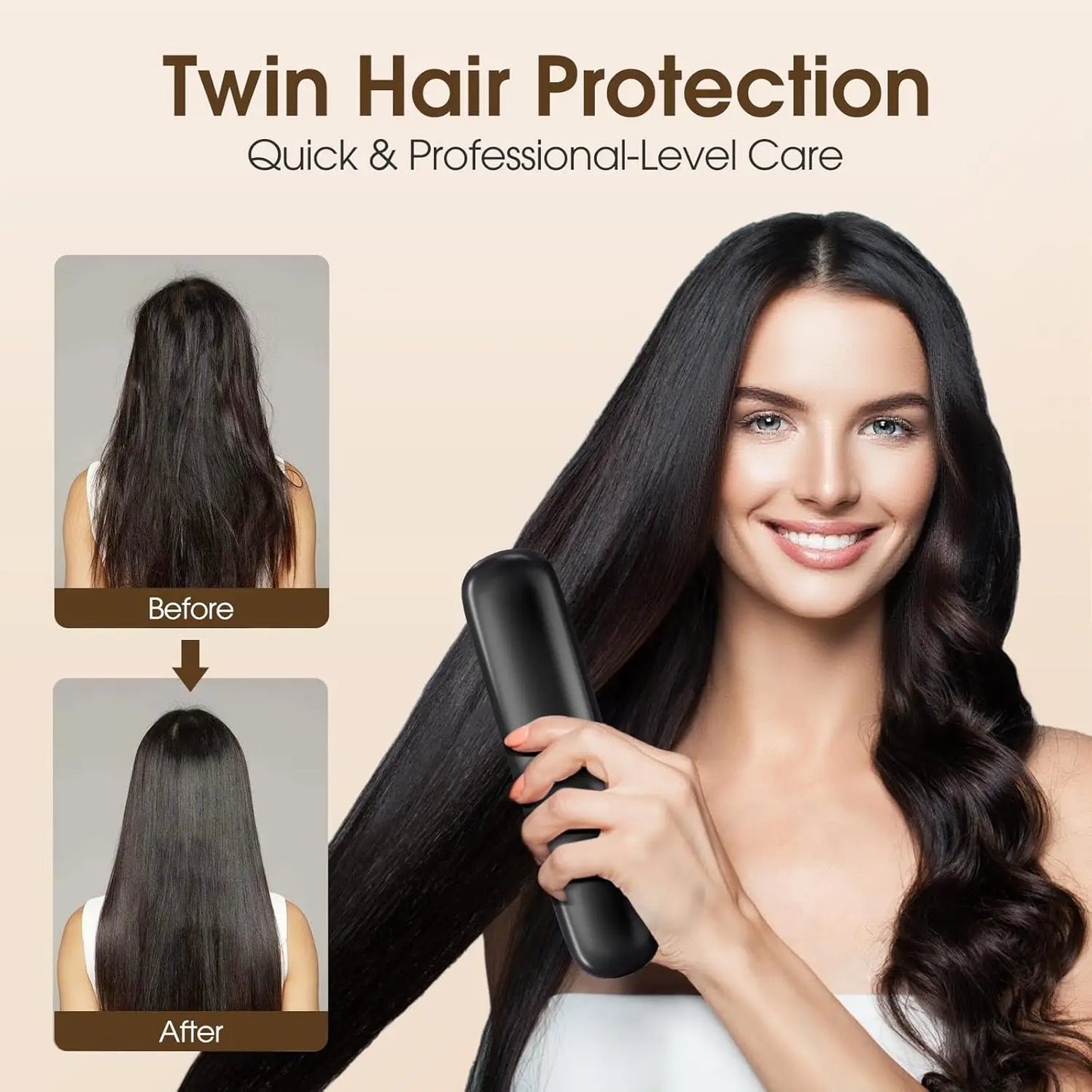 Luxysfy™ Ionic Hair Straightening Brush